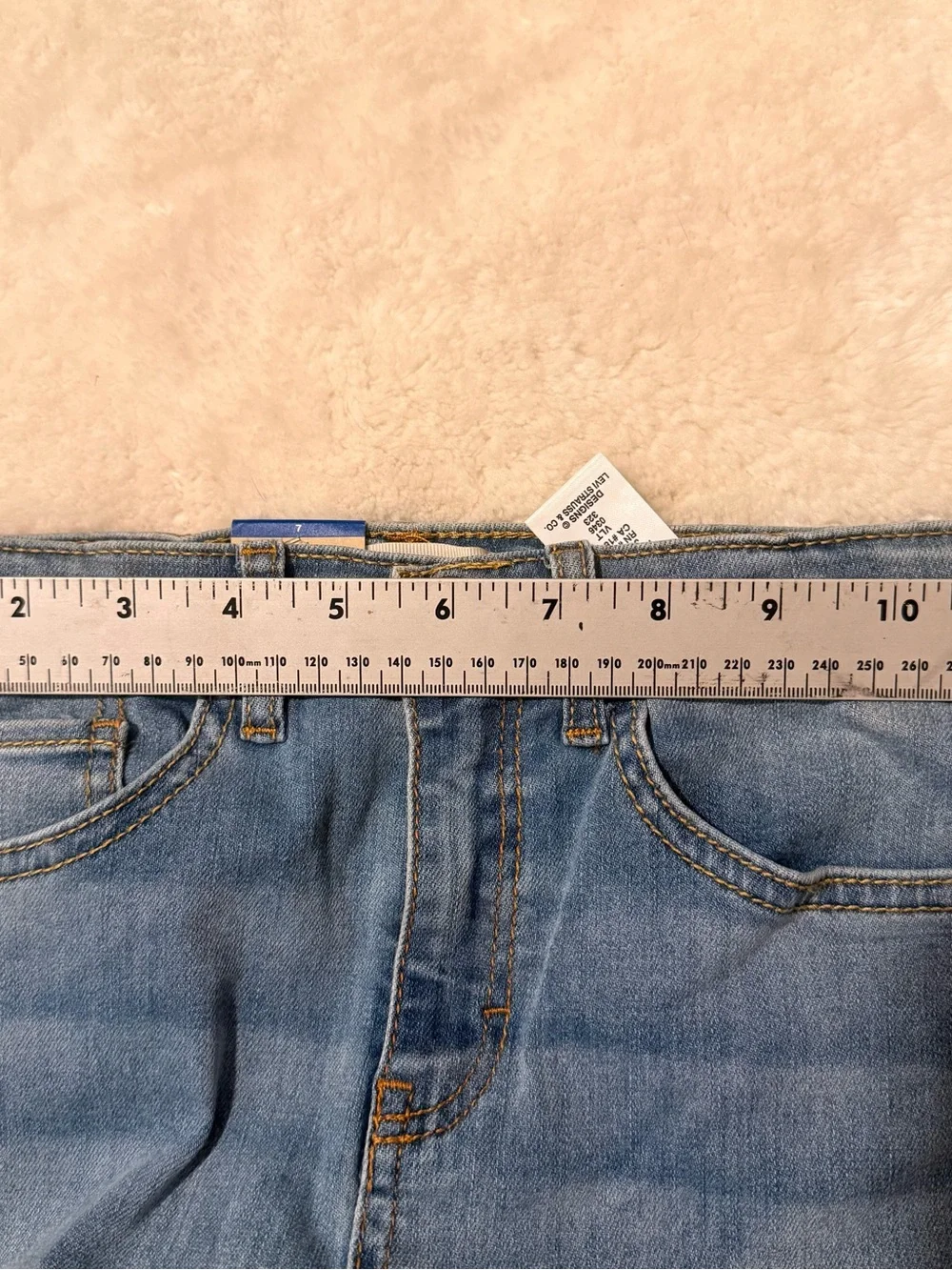 Levis 720 Jeans Girls High Rise Super Skinny Stretch Adjustable band size 7- NEW